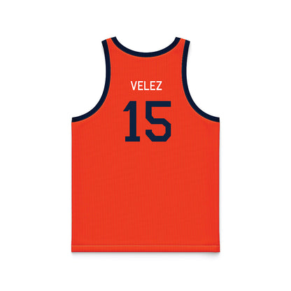 Syracuse - NCAA Women's Basketball : Angelica Velez - Hardwood Reissue Basketball Jersey-1