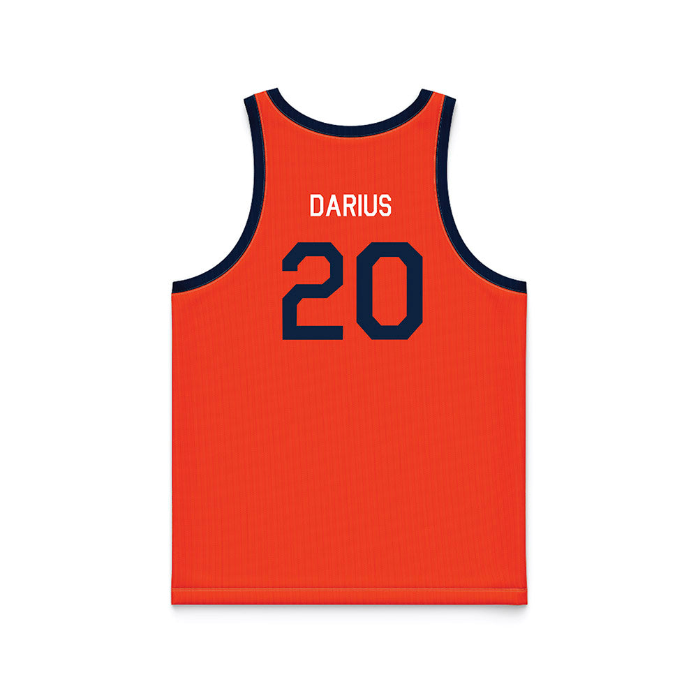 Syracuse - NCAA Women's Basketball : Dominique Darius - Hardwood Reissue Basketball Jersey-1