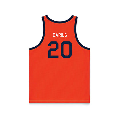 Syracuse - NCAA Women's Basketball : Dominique Darius - Hardwood Reissue Basketball Jersey-1