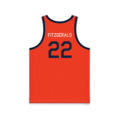 Syracuse - NCAA Women's Basketball : Justus Fitzgerald - Hardwood Reissue Basketball Jersey-1