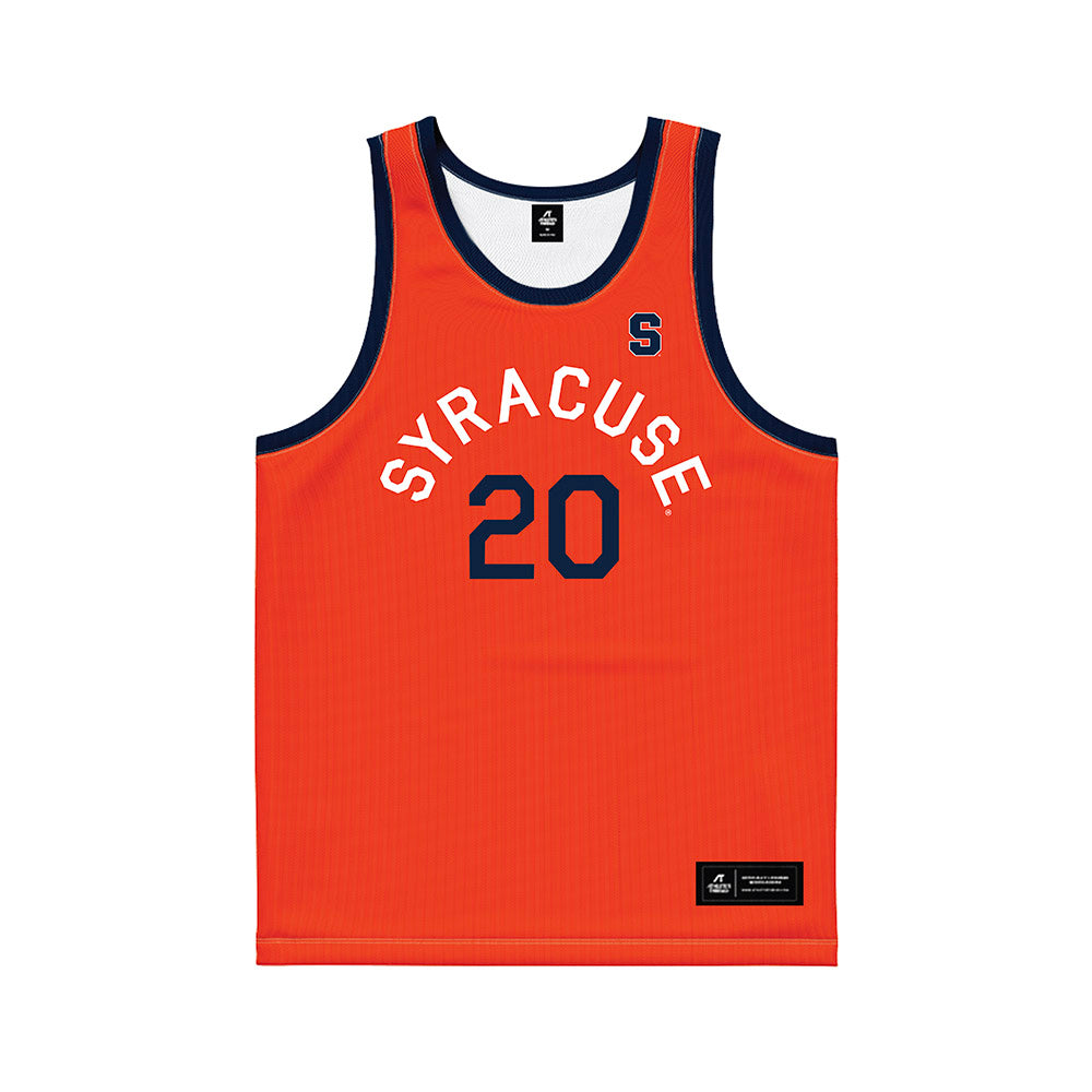 Syracuse - NCAA Women's Basketball : Dominique Darius - Hardwood Reissue Basketball Jersey-0