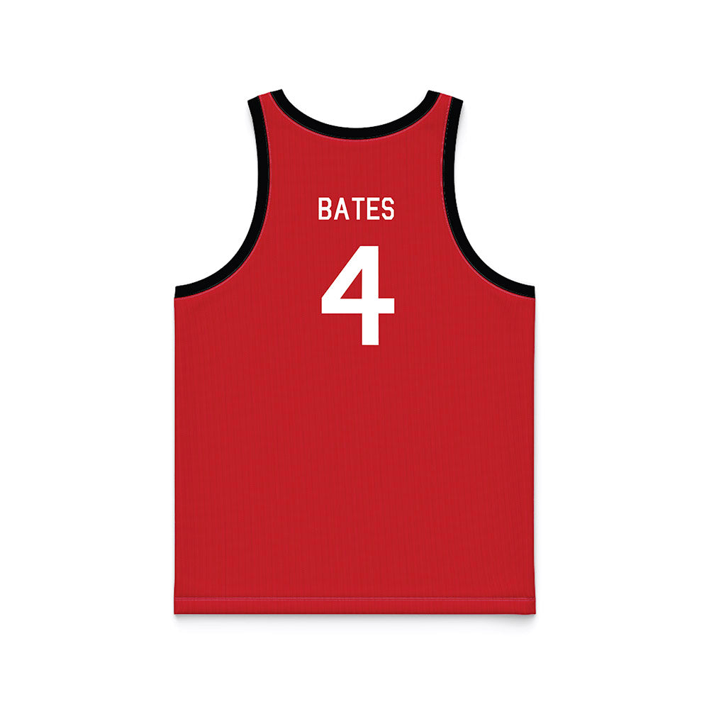 Rutgers - NCAA Women's Basketball : Antonia Bates - Hardwood Reissue Basketball Jersey-1
