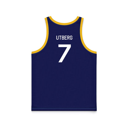Marquette - NCAA Women's Basketball : Bridget Utberg - Hardwood Reissue Basketball Jersey-1