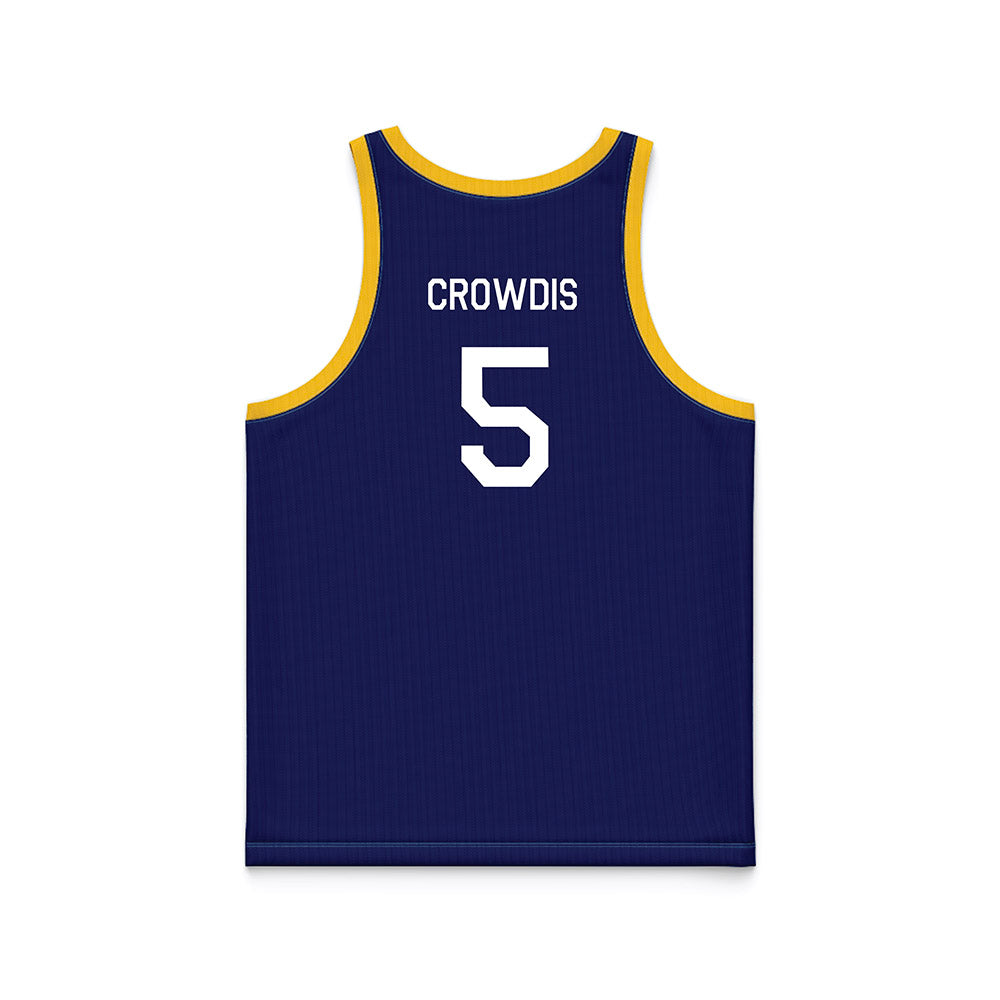 Marquette - NCAA Men's Basketball : Colton Crowdis - Hardwood Reissue Basketball Jersey-1