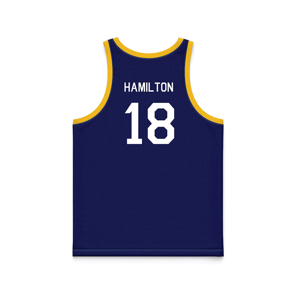 Marquette - NCAA Men's Basketball : Caedin Hamilton - Hardwood Reissue Basketball Jersey-1