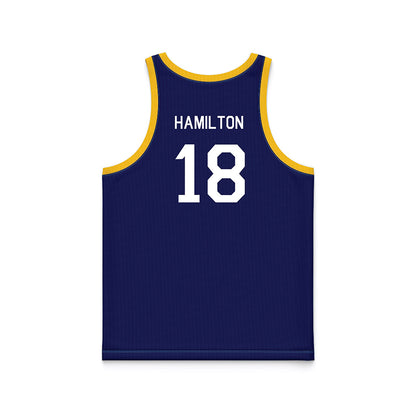 Marquette - NCAA Men's Basketball : Caedin Hamilton - Hardwood Reissue Basketball Jersey-1