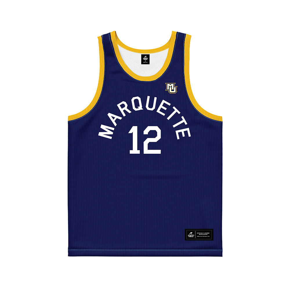 Marquette - NCAA Men's Basketball : Ben Gold - Hardwood Reissue Basketball Jersey-0