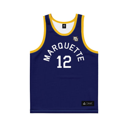 Marquette - NCAA Men's Basketball : Ben Gold - Hardwood Reissue Basketball Jersey-0