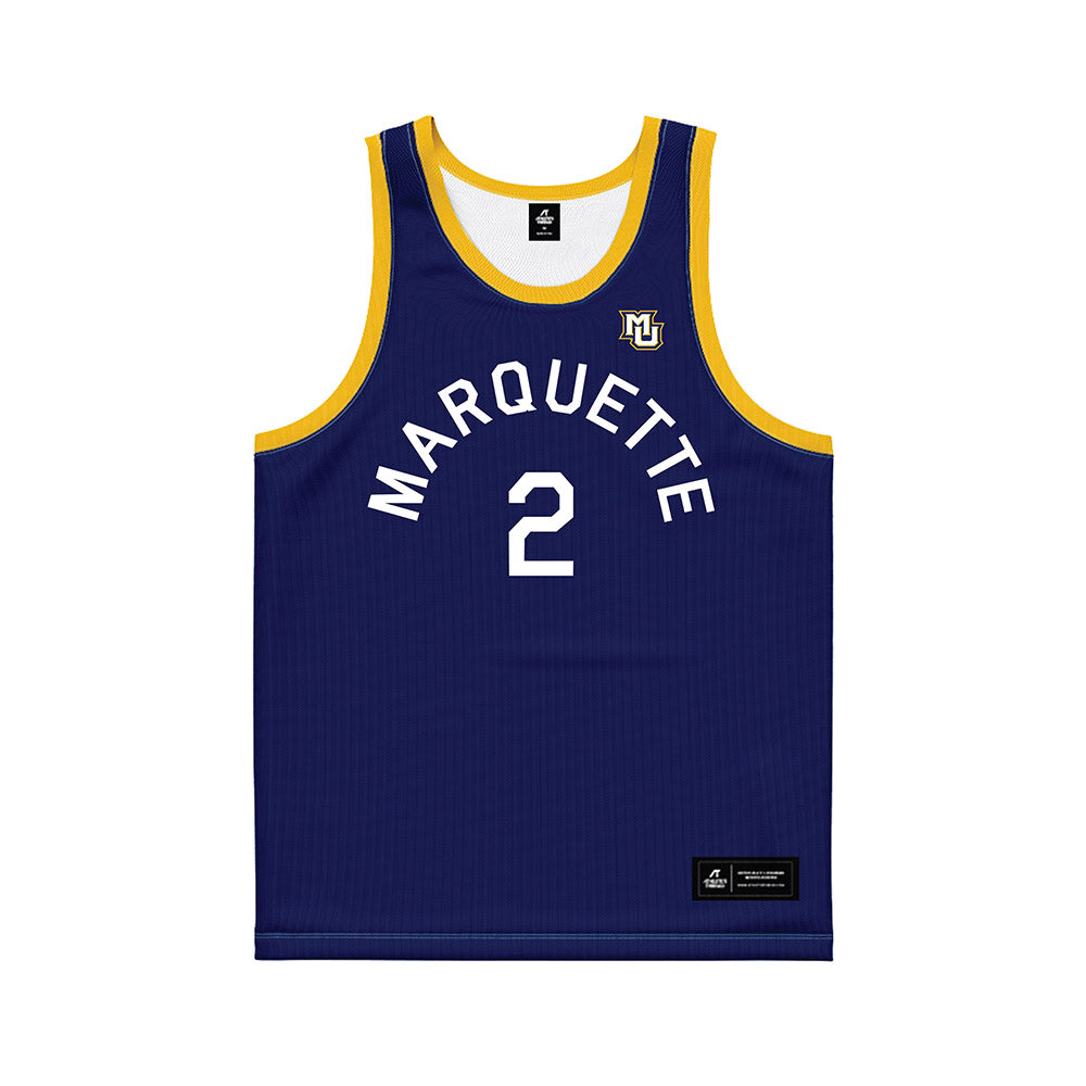 Marquette - NCAA Women's Basketball : Kinley Asp - Hardwood Reissue Basketball Jersey-0