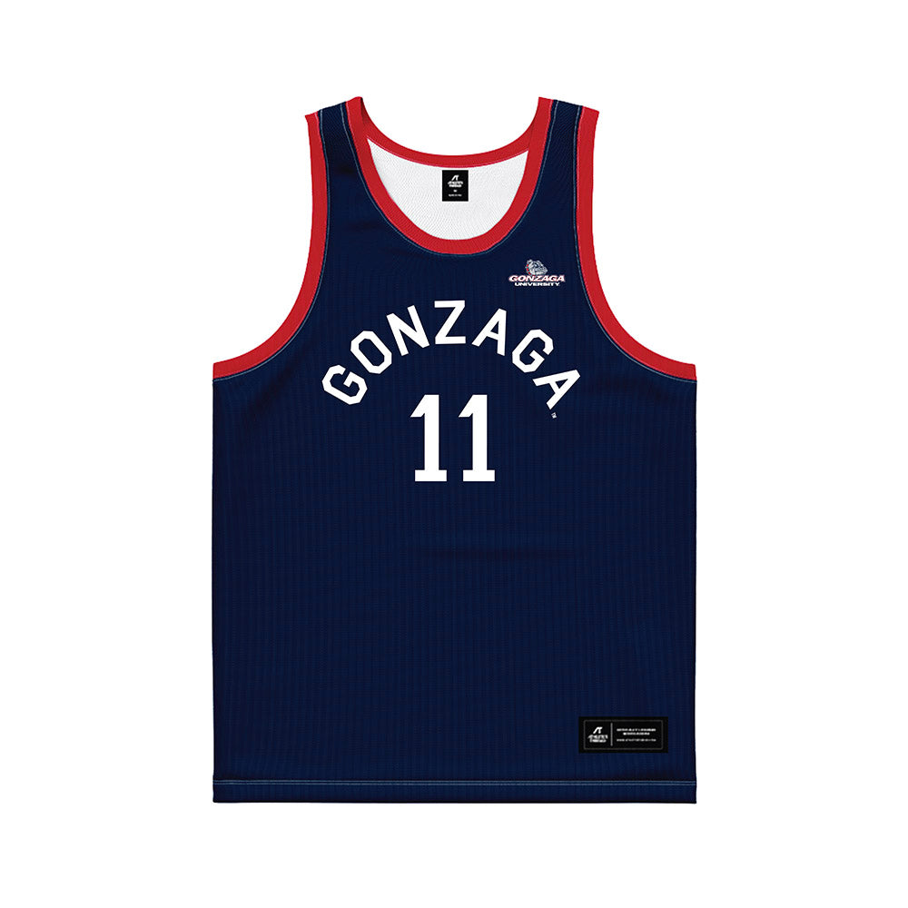 Gonzaga - NCAA Women's Basketball : Allie Turner - Blue Hardwood Basketball Jersey-0