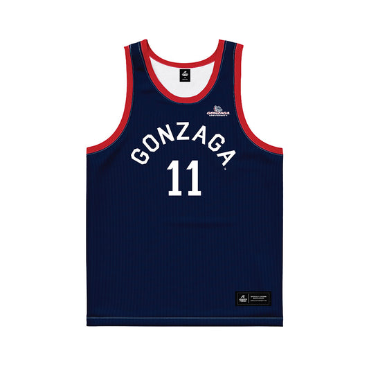 Gonzaga - NCAA Women's Basketball : Allie Turner - Blue Hardwood Basketball Jersey-0