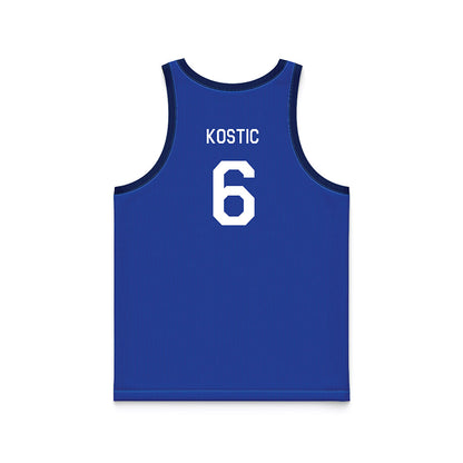 BYU - NCAA Men's Basketball : Aleksej Kostic - Hardwood Reissue Basketball Jersey-1
