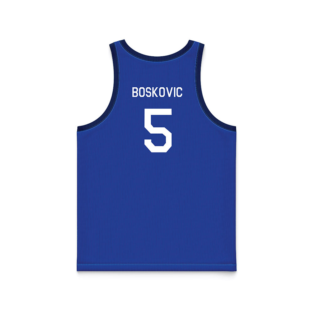 BYU - NCAA Men's Basketball : Mihailo Boskovic - Hardwood Reissue Basketball Jersey-1