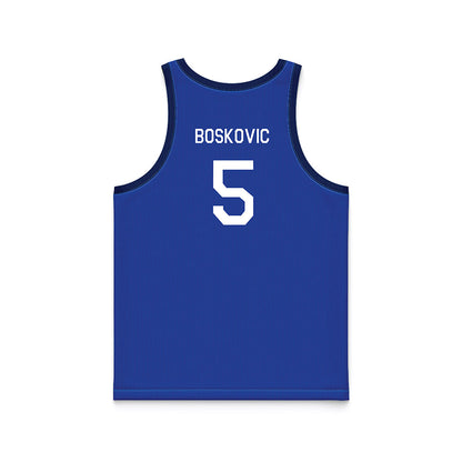 BYU - NCAA Men's Basketball : Mihailo Boskovic - Hardwood Reissue Basketball Jersey-1