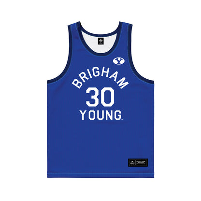 BYU - NCAA Men's Basketball : Kennard Davis Jr. - Hardwood Reissue Basketball Jersey-0