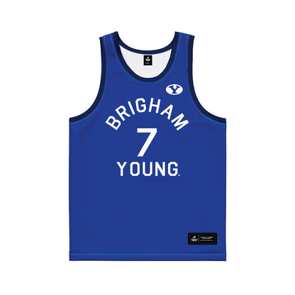 BYU - NCAA Women's Basketball : Olivia Hamlin - Hardwood Reissue Basketball Jersey-0