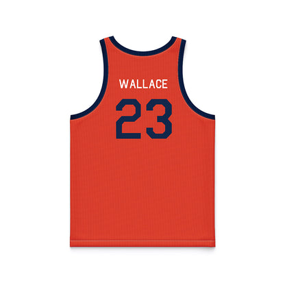 Illinois - NCAA Women's Basketball : Berry Wallace - Orange Hardwood Basketball Jersey-1