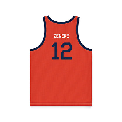Illinois - NCAA Women's Basketball : Mia Zenere - Orange Hardwood Basketball Jersey-1