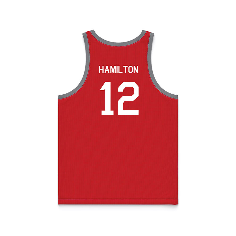 Houston - NCAA Women's Basketball : Kaelyn Hamilton - Hardwood Reissue Basketball Jersey-1