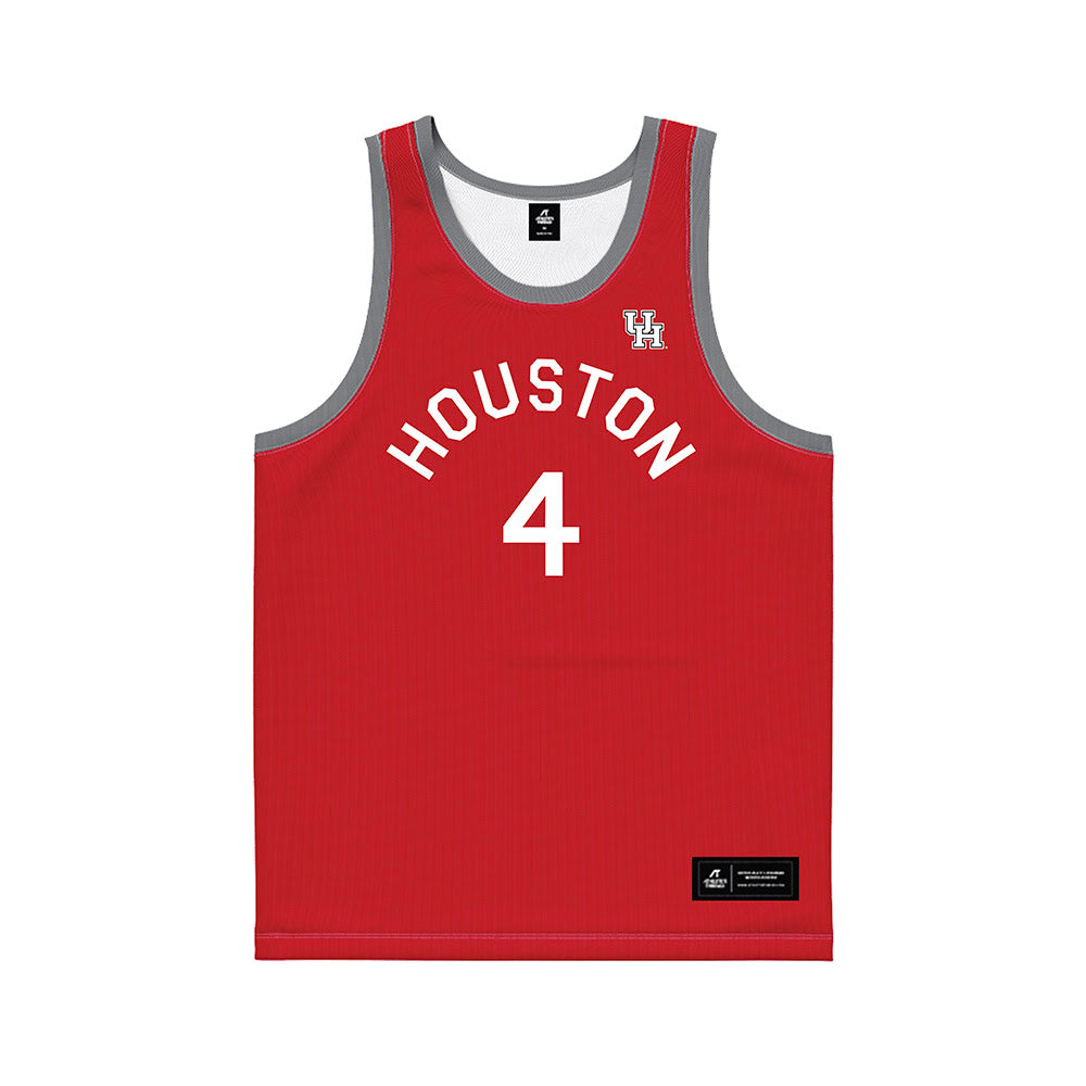 Houston - NCAA Women's Basketball : Madison Carlton - Hardwood Reissue Basketball Jersey-0