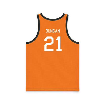 Tennessee - NCAA Men's Basketball : Campbell Duncan - Hardwood Reissue Basketball Jersey-1