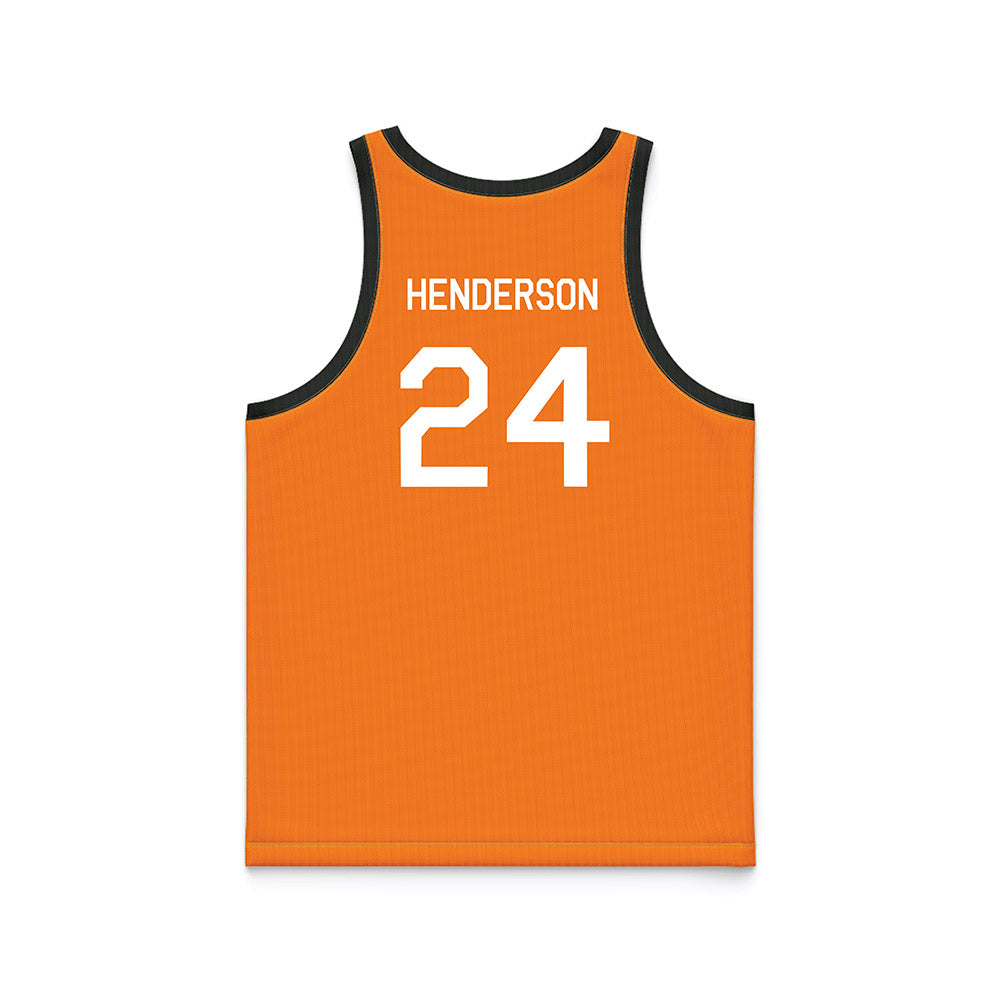 Tennessee - NCAA Men's Basketball : Troy Henderson - Hardwood Reissue Basketball Jersey-1