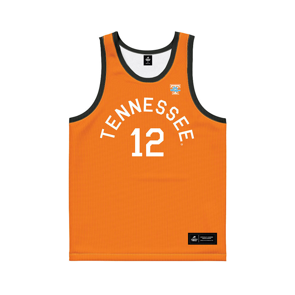 Tennessee - NCAA Men's Basketball : Christian Fermin - Hardwood Reissue Basketball Jersey-0