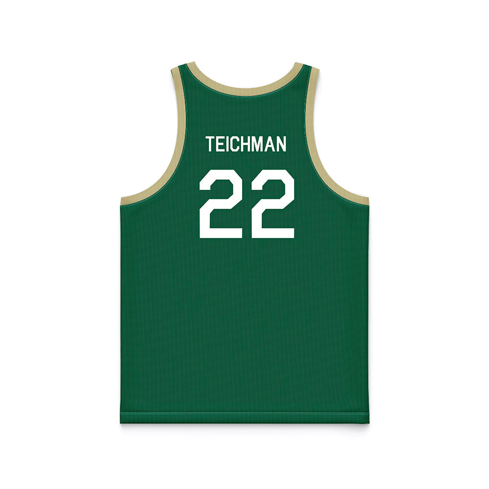 USF - NCAA Women's Basketball : Lee Teichman - Hardwood Reissue Basketball Jersey-1