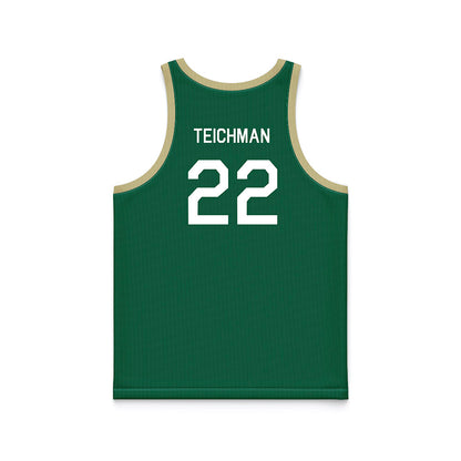 USF - NCAA Women's Basketball : Lee Teichman - Hardwood Reissue Basketball Jersey-1