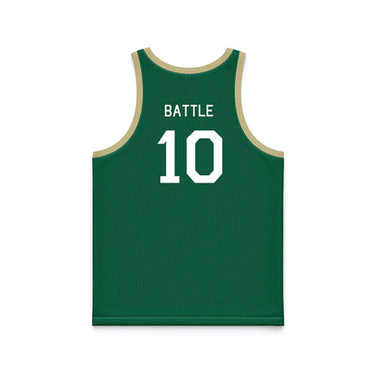 USF - NCAA Women's Basketball : Edyn Battle - Hardwood Reissue Basketball Jersey-1