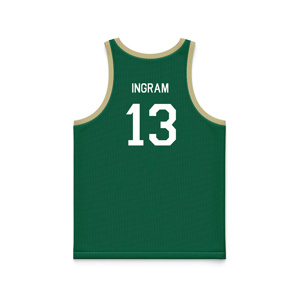 USF - NCAA Women's Basketball : Stefanie Ingram - Hardwood Reissue Basketball Jersey-1