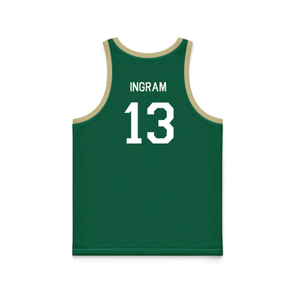 USF - NCAA Women's Basketball : Stefanie Ingram - Hardwood Reissue Basketball Jersey-1