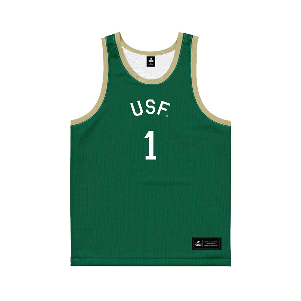 USF - NCAA Women's Basketball : Katie Davidson - Hardwood Reissue Basketball Jersey-0