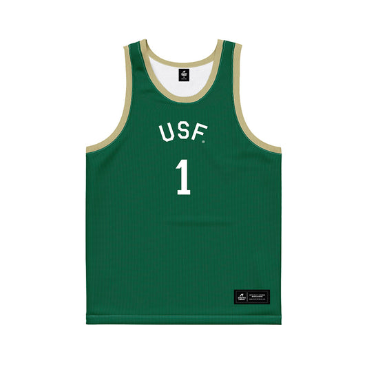 USF - NCAA Women's Basketball : Katie Davidson - Hardwood Reissue Basketball Jersey-0
