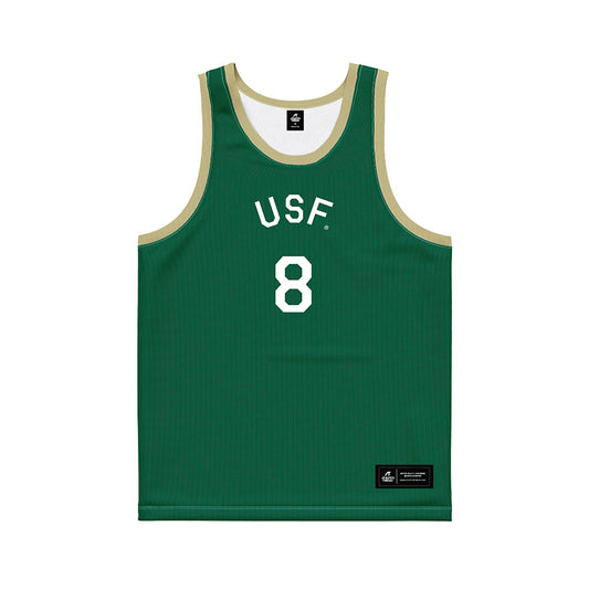 USF - NCAA Men's Basketball : Josh Omojafo - Hardwood Reissue Basketball Jersey-0