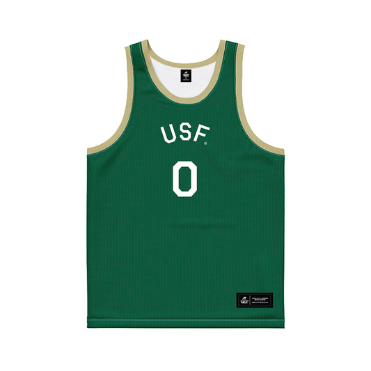 USF - NCAA Men's Basketball : Xavier Brown - Hardwood Reissue Basketball Jersey-0
