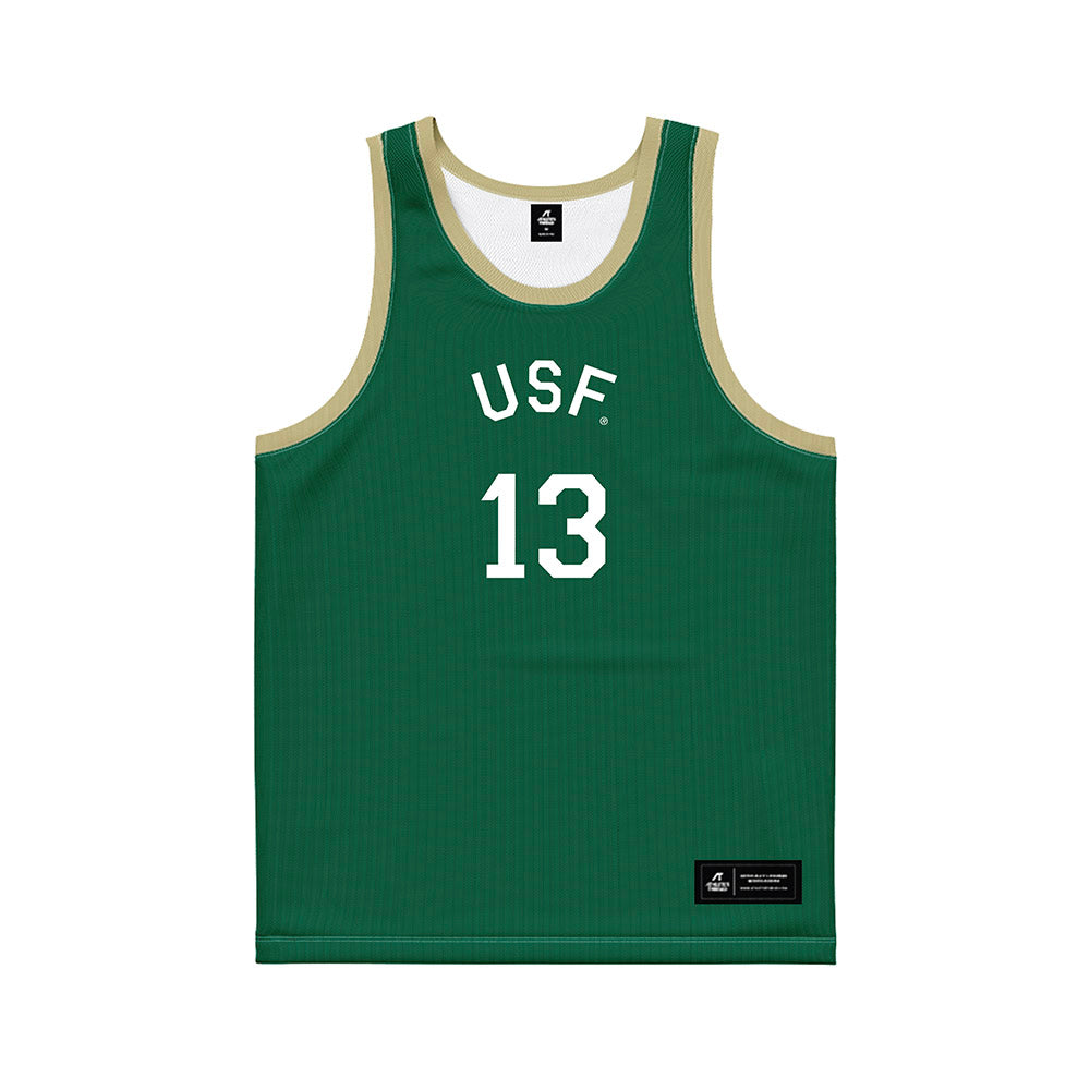 USF - NCAA Women's Basketball : Stefanie Ingram - Hardwood Reissue Basketball Jersey-0