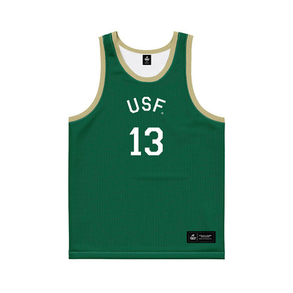 USF - NCAA Women's Basketball : Stefanie Ingram - Hardwood Reissue Basketball Jersey-0