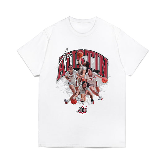 Alabama - NCAA Women's Basketball : Ace Austin - Graphic Comfort Colors T-Shirt-0