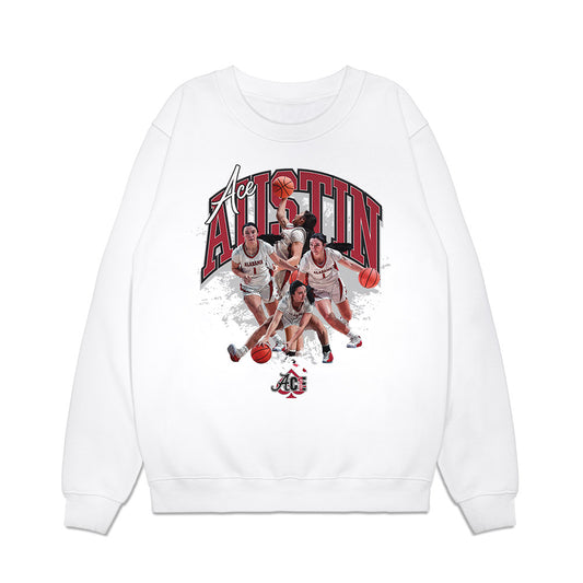 Alabama - NCAA Women's Basketball : Ace Austin - Graphic Premium Crewneck Sweatshirt-0
