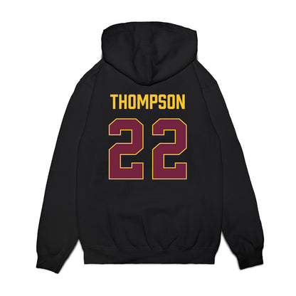 Arizona State - NCAA Women's Basketball : Journey Thompson - Vintage Basketball Premium Hooded Sweatshirt-1