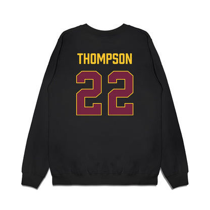 Arizona State - NCAA Women's Basketball : Journey Thompson - Vintage Basketball Premium Crewneck Sweatshirt-1