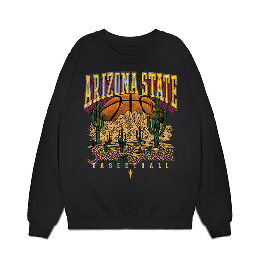 Arizona State - NCAA Women's Basketball : Madison Morson - Vintage Basketball Premium Crewneck Sweatshirt-0
