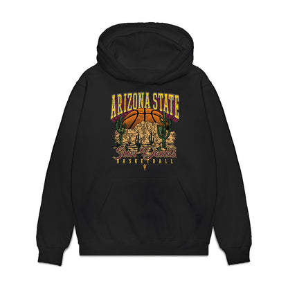 Arizona State - NCAA Women's Basketball : Martina Fantini - Vintage Basketball Premium Hooded Sweatshirt-0