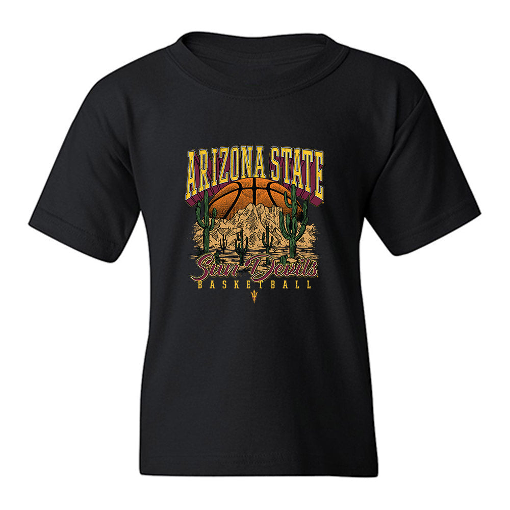Arizona State - NCAA Women's Basketball : Rashunda Jones - Vintage Basketball Youth T-Shirt-0
