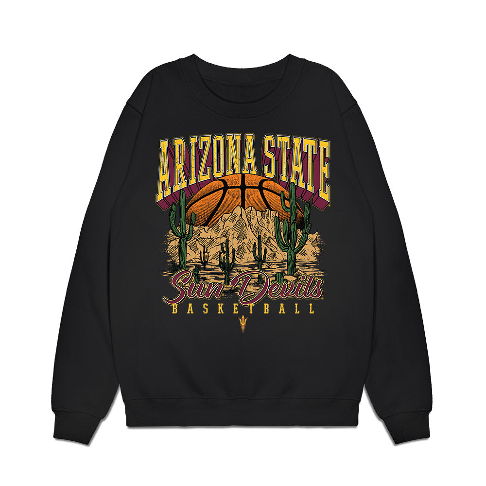 Arizona State - NCAA Women's Basketball : Ella Ryan - Vintage Basketball Premium Crewneck Sweatshirt-0