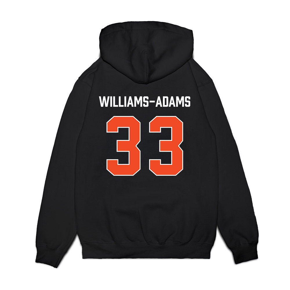 Auburn - NCAA Men's Basketball : Sebastian Williams-Adams - Vintage Shersey Premium Hooded Sweatshirt-1