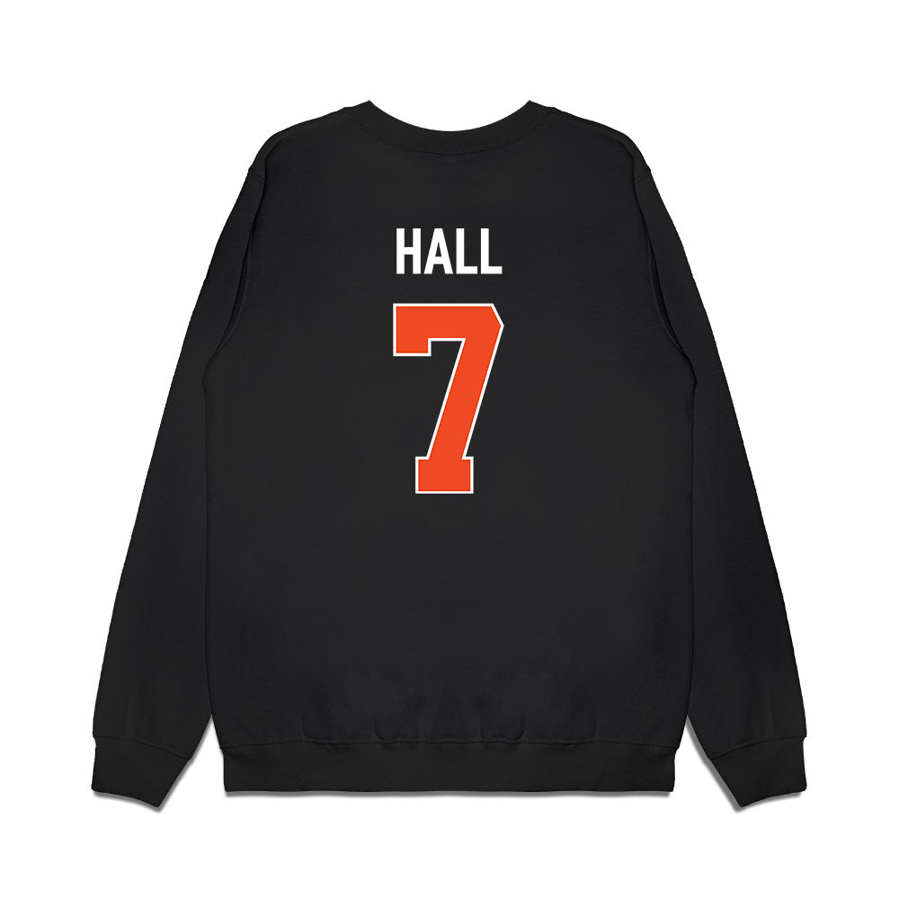 Auburn - NCAA Men's Basketball : Keyshawn Hall - Vintage Shersey Premium Crewneck Sweatshirt-1
