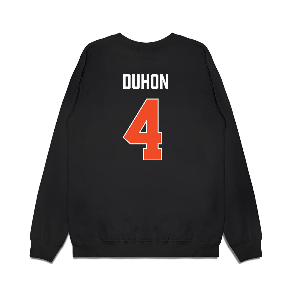 Auburn - NCAA Women's Basketball : Kaitlyn Duhon - Vintage Shersey Premium Crewneck Sweatshirt-1
