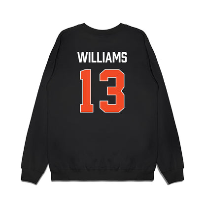 Auburn - NCAA Men's Basketball : Corey Williams - Vintage Shersey Premium Crewneck Sweatshirt-1